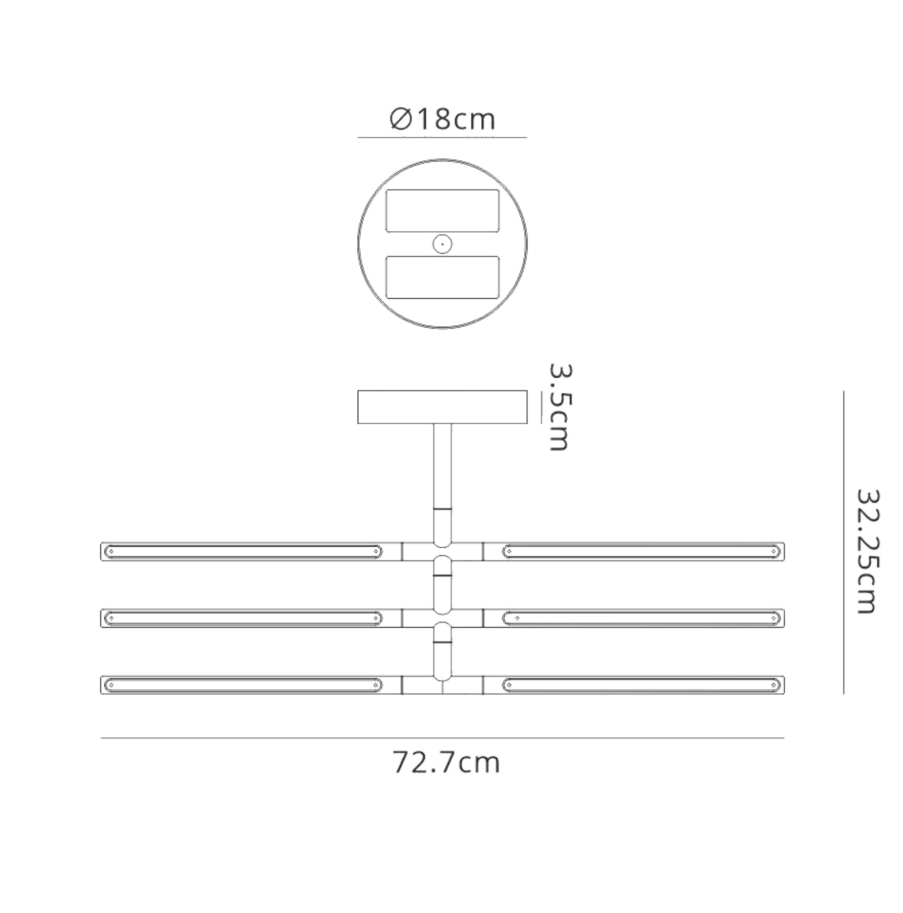 Torch Sand White Ceiling Lights Mantra Fusion Semi Flush Fittings